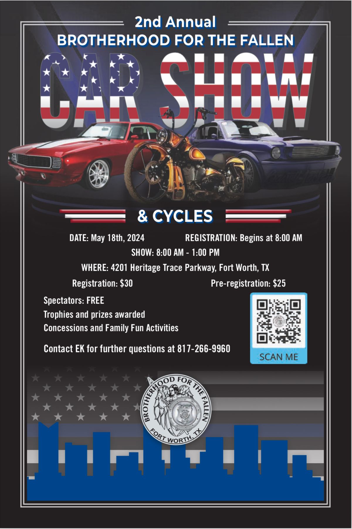2nd Annual Brotherhood for the Fallen Memorial Car Show