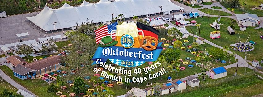 Oktoberfest Cape Coral 2025 VIP Pass, Sat EVENING, Oct 18th, 6pm-Midnight