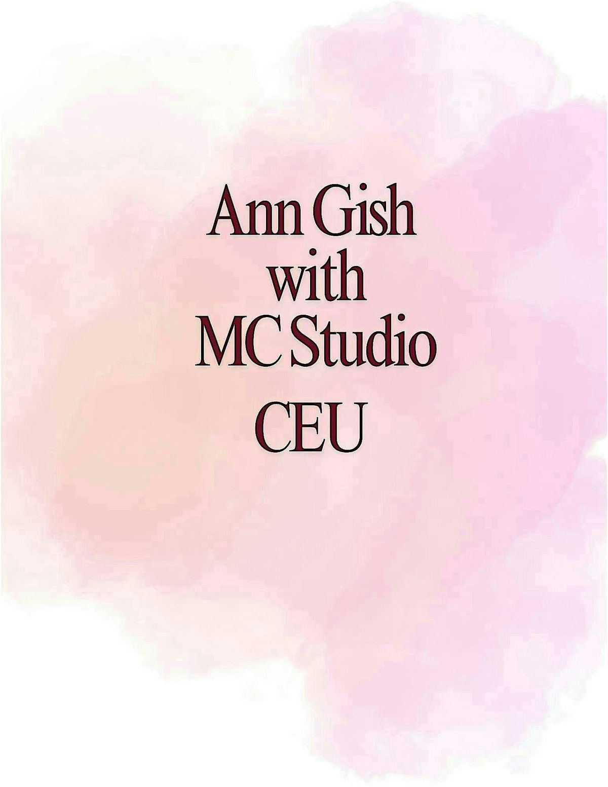 Ann Gish CEU