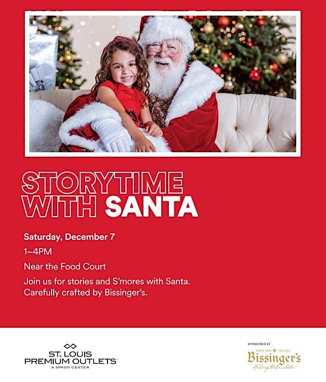 St. Louis Premium Outlets Invites You to Storytelling and S'mores w\/ Santa