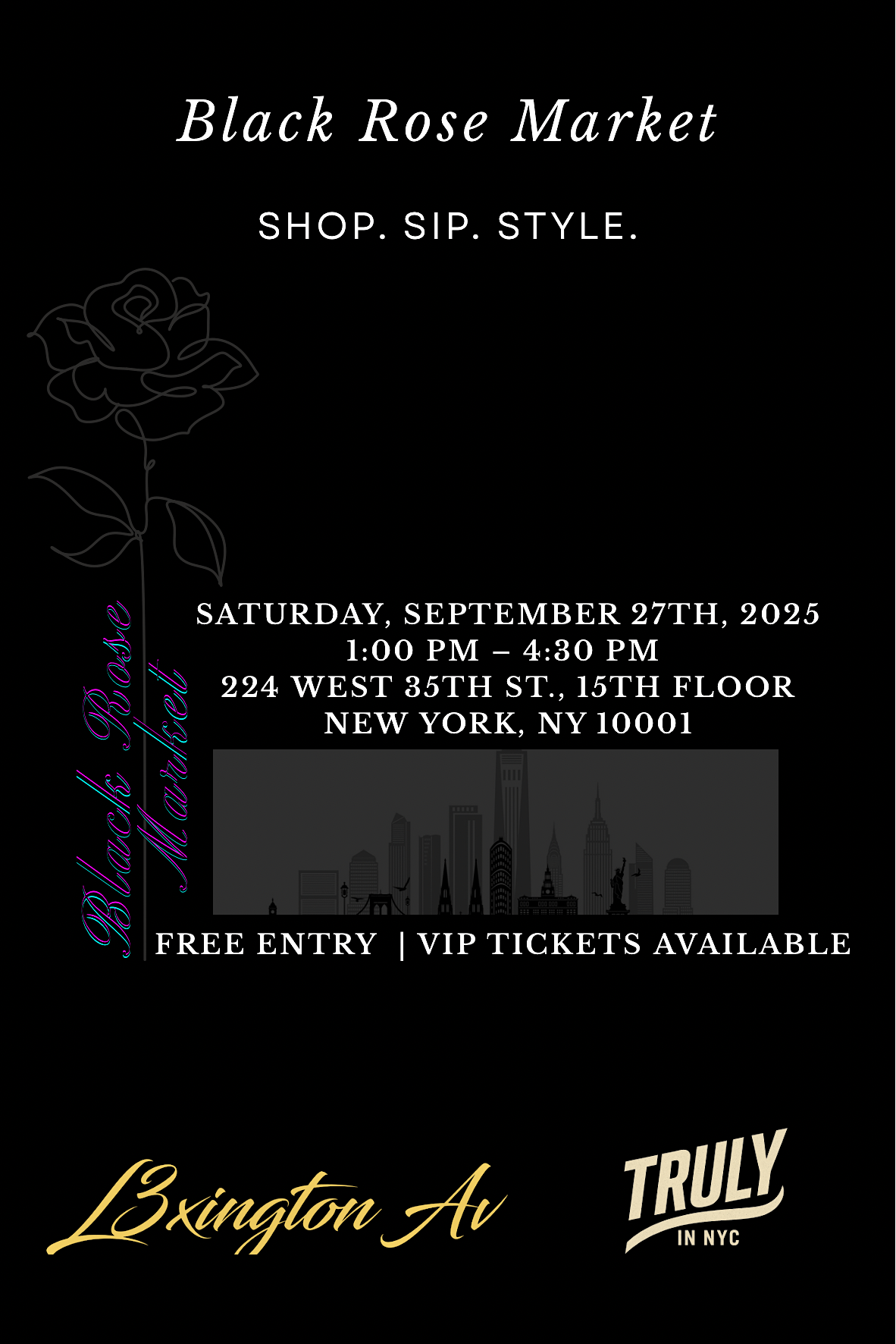 BLACK ROSE MARKET: NYC Fashion Pop-Up