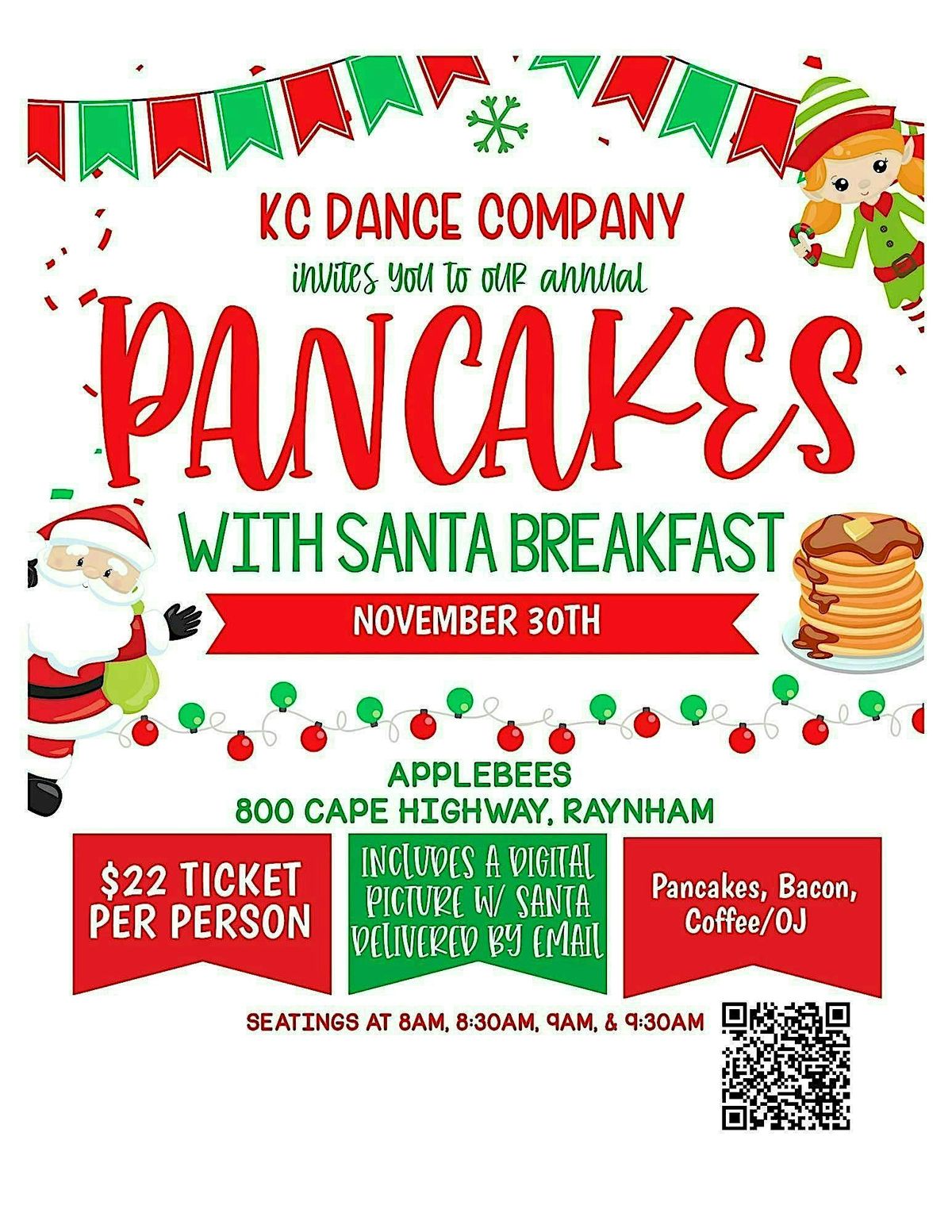 Pancakes with Santa