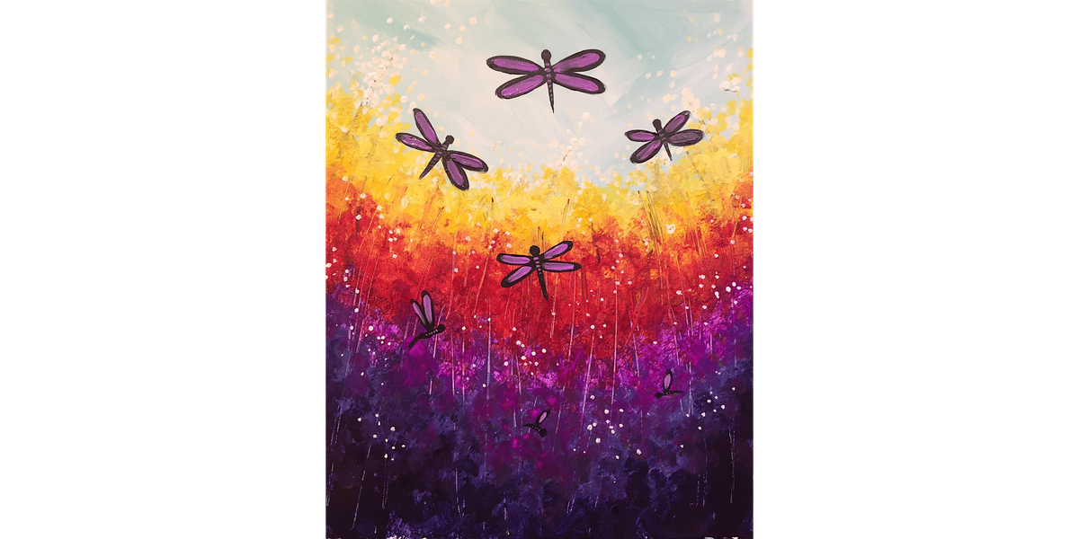 Dragonfly Field - Paint and Sip in Sacramento | Classpop!\u2122