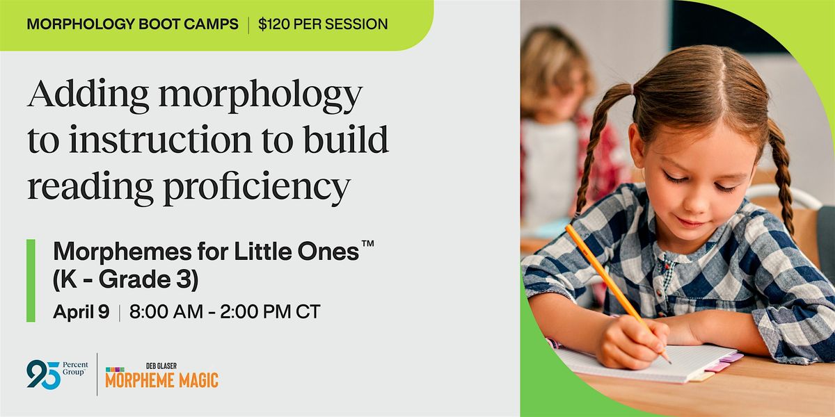 Morphemes For Little Ones Boot Camp, April 9, 2025