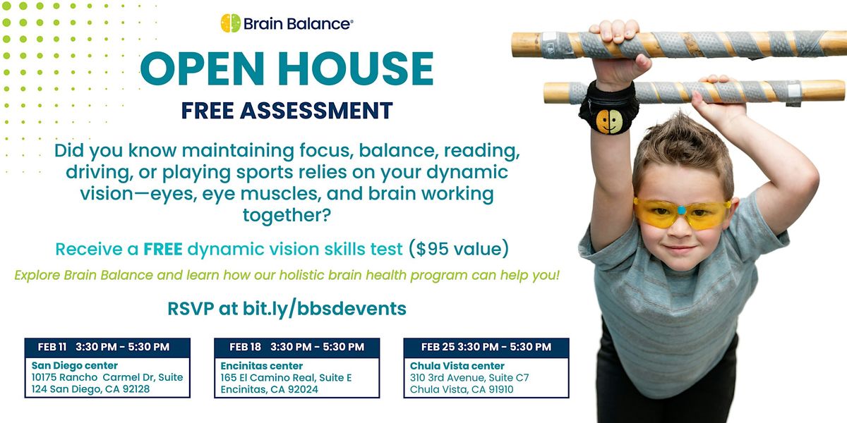 Brain Balance of Encinitas Open House and FREE Assessment