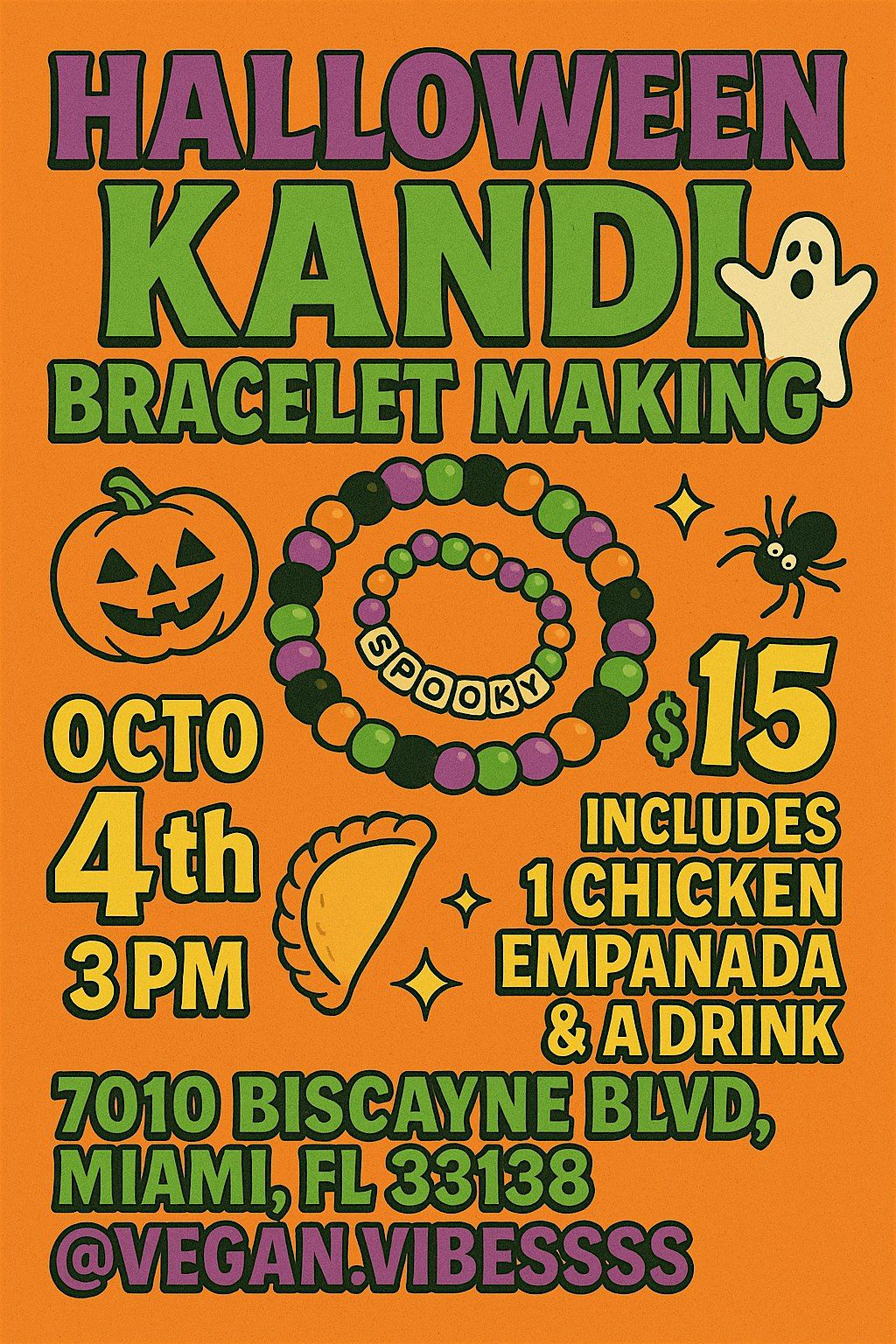 Halloween Kandi Bracelet Making