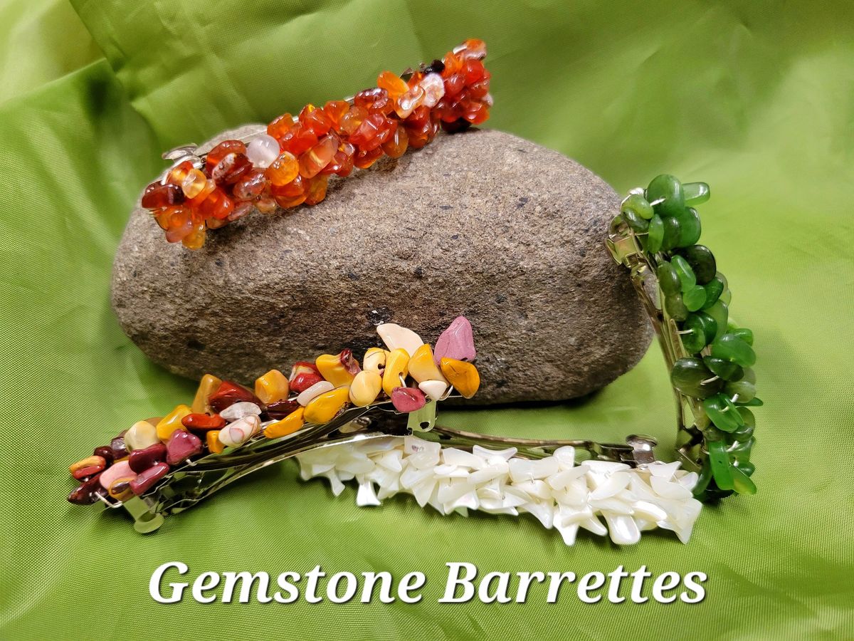 Class - Gemstone Barrettes