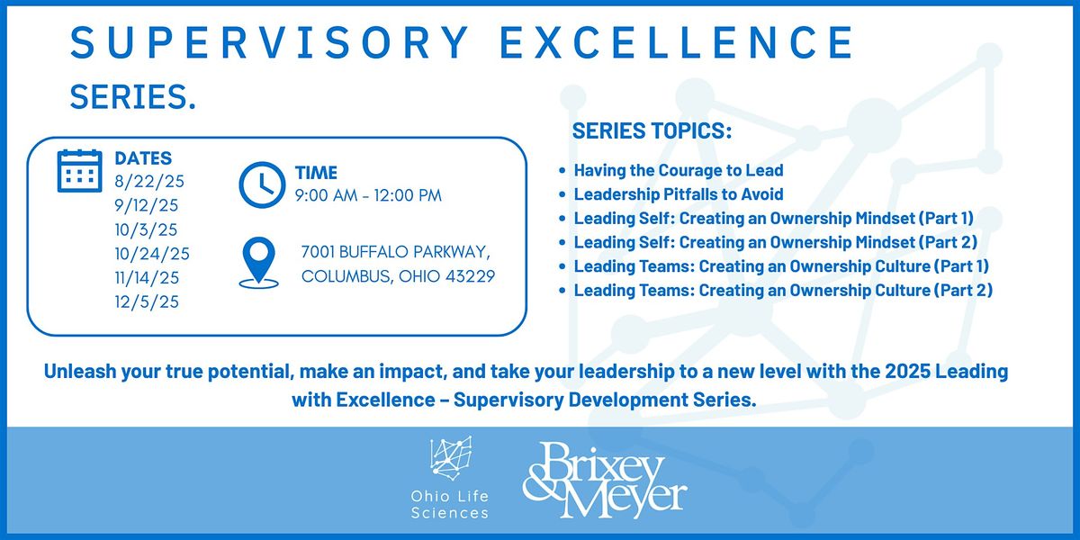 OLS Supervisory Excellence Workshop Series