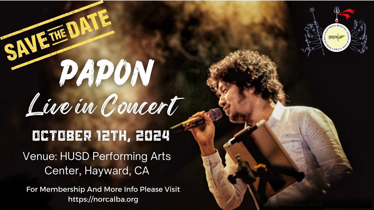 Papon Live in Concert at Prothoma Durga Puja 2024