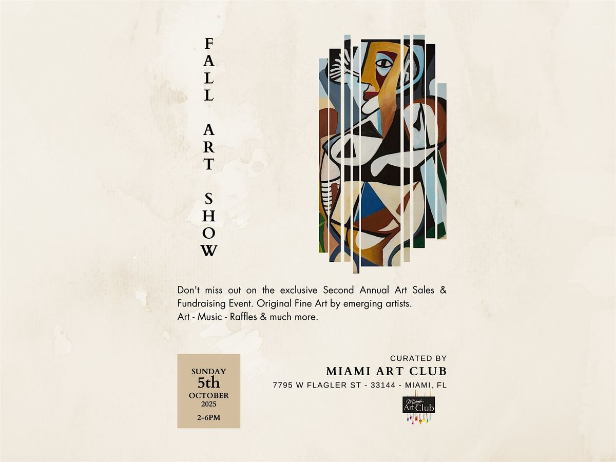 Second Annual Fall Art Sales & Fundraising Event