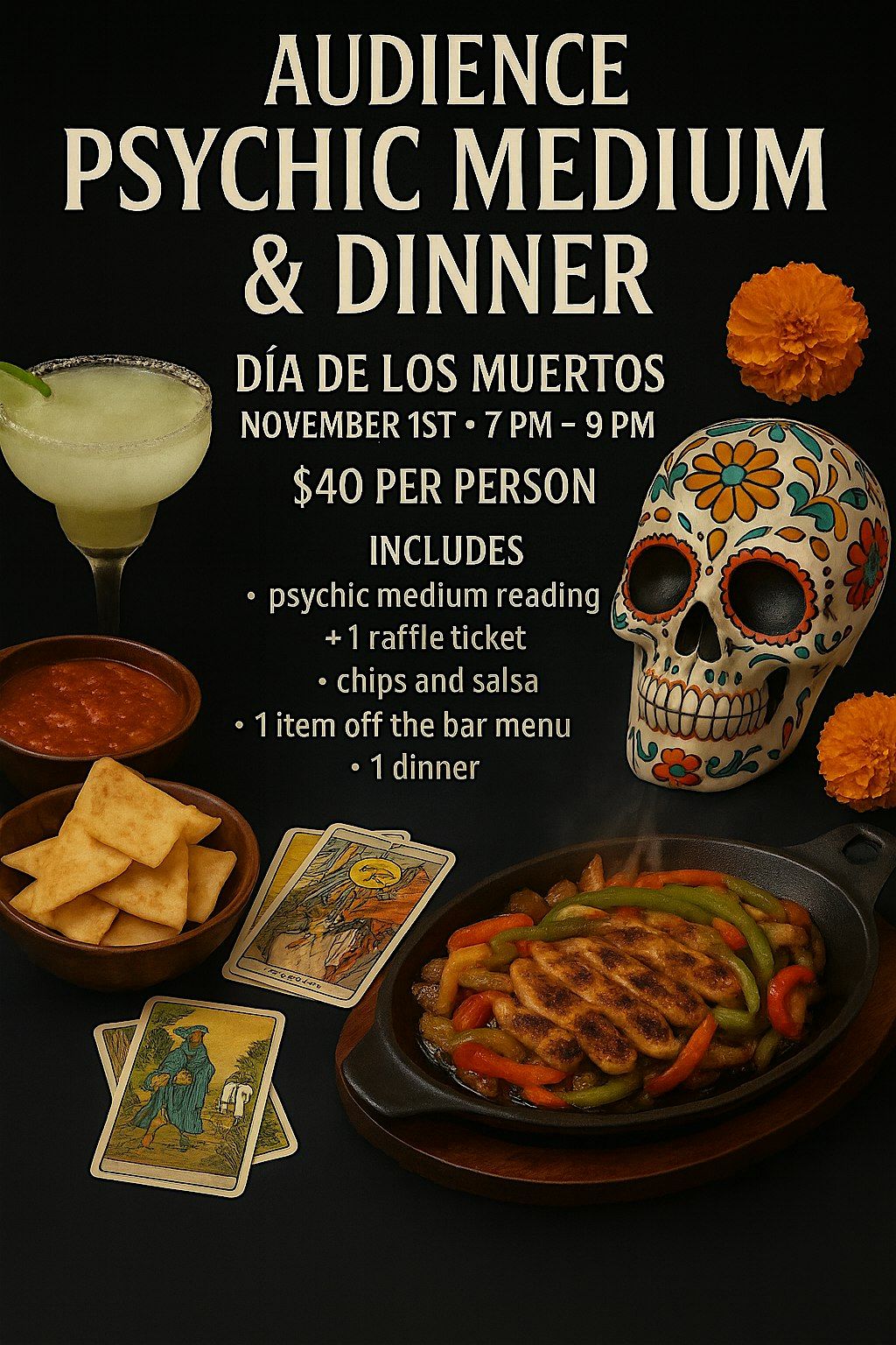 Psychic Medium & Dinner Dia de los Muertos  Celebration