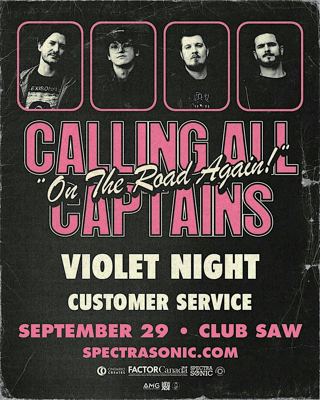 Calling All Captains, Violet Night, Customer Service