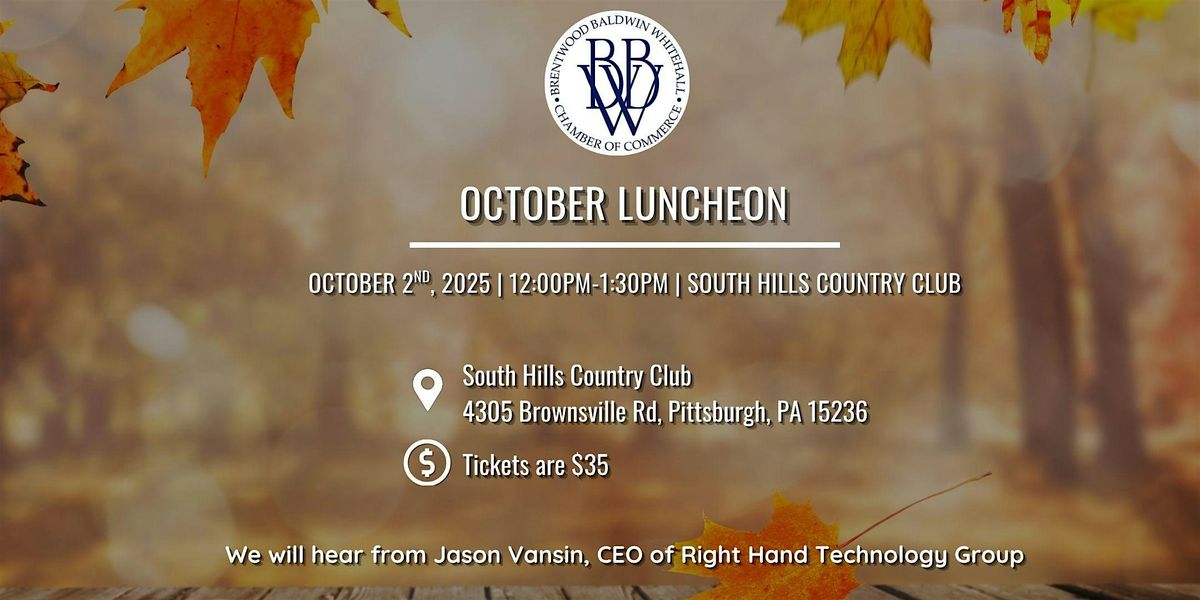 October Luncheon