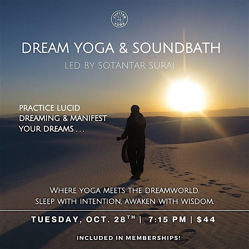 Lucid Dream Yoga & Soundbath Pop-Up Class