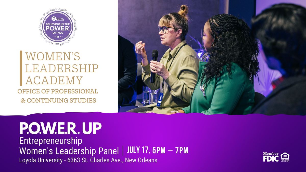 P.O.W.E.R. Up Entrepreneurship Women's Leadership Panel 