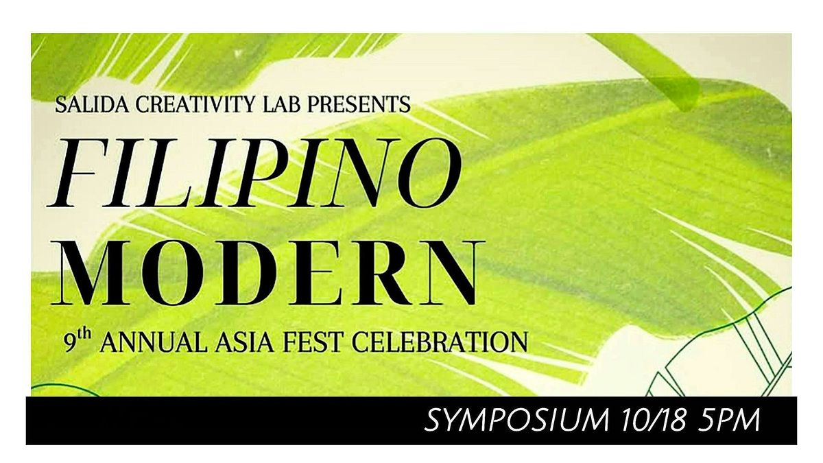 FILIPINO MODERN- SYMPOSIUM only