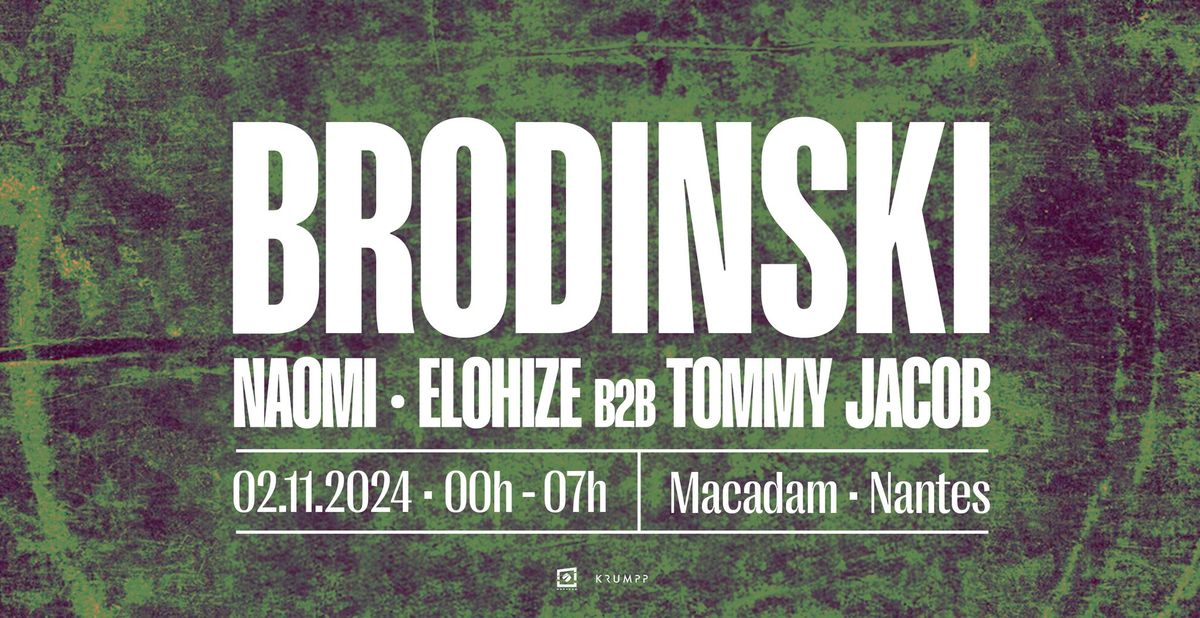 Brodinski + Naomi + Elohize B2B Tommy Jacob \u2022 Macadam