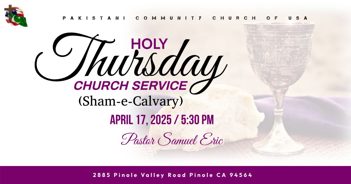 Holy Thursday (Sham-e-Calvary)