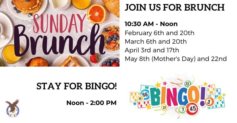 Brunch and Bingo, Fraternal Order of Eagles, Laramie, 8 May 2022