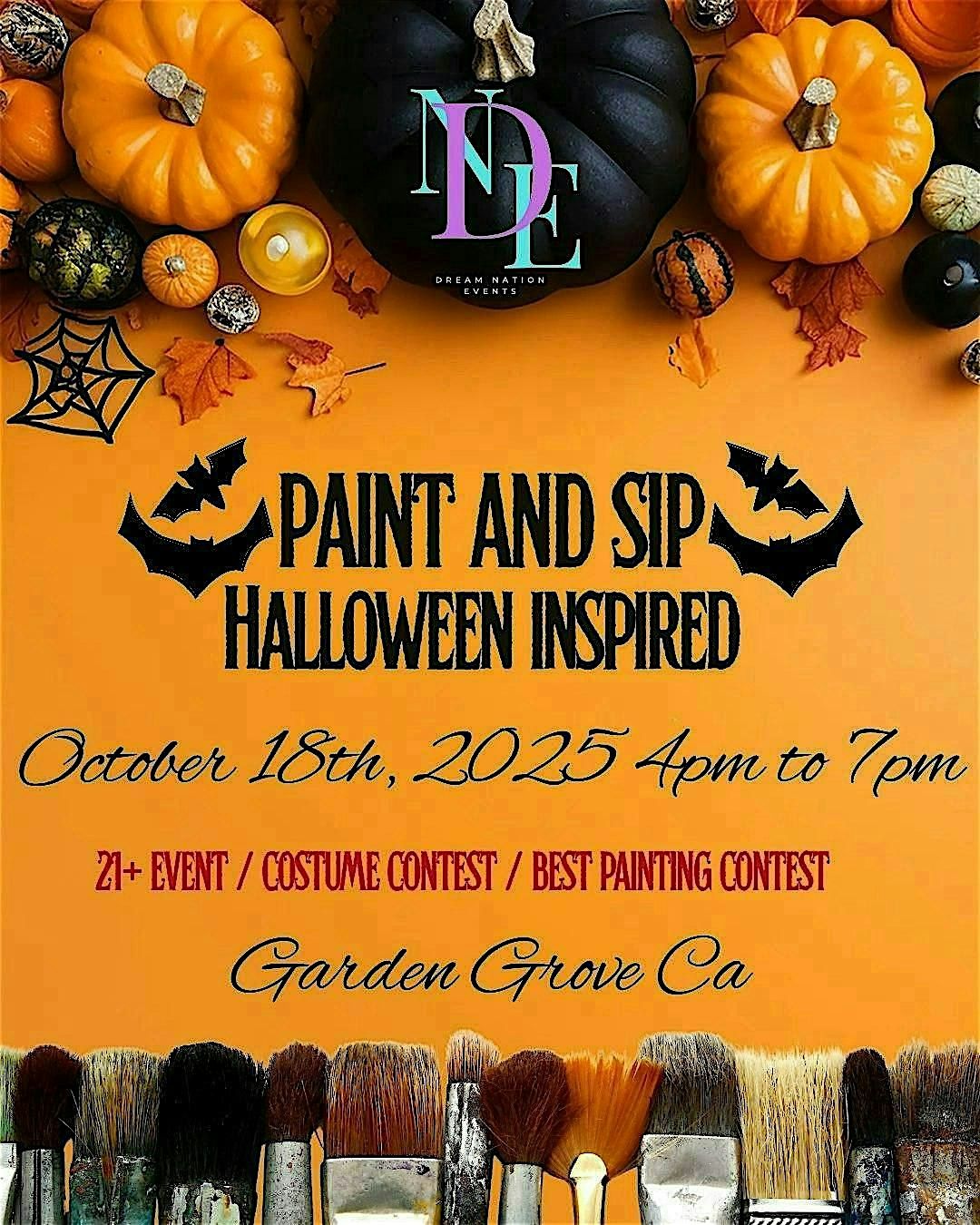 Paint and Sip Halloween Inspired