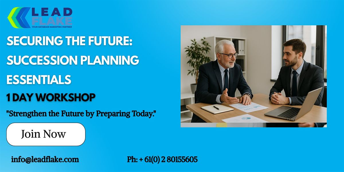 Business Succession Planning Workshop in Napier