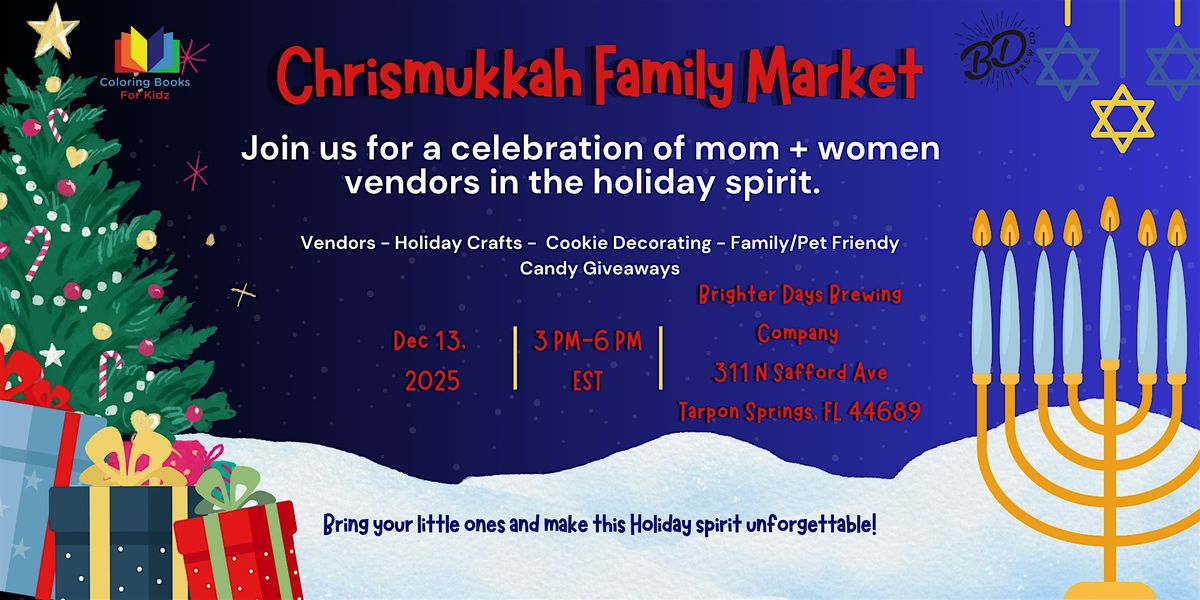 Chrismukkah Family Market \u2013 Holiday Pop-Up