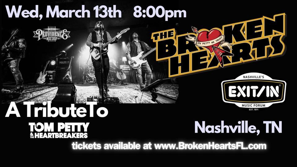 South Florida's "The Broken Hearts: A Tribute To Tom Petty & The Heartbreakers" Coming To Exit\/In