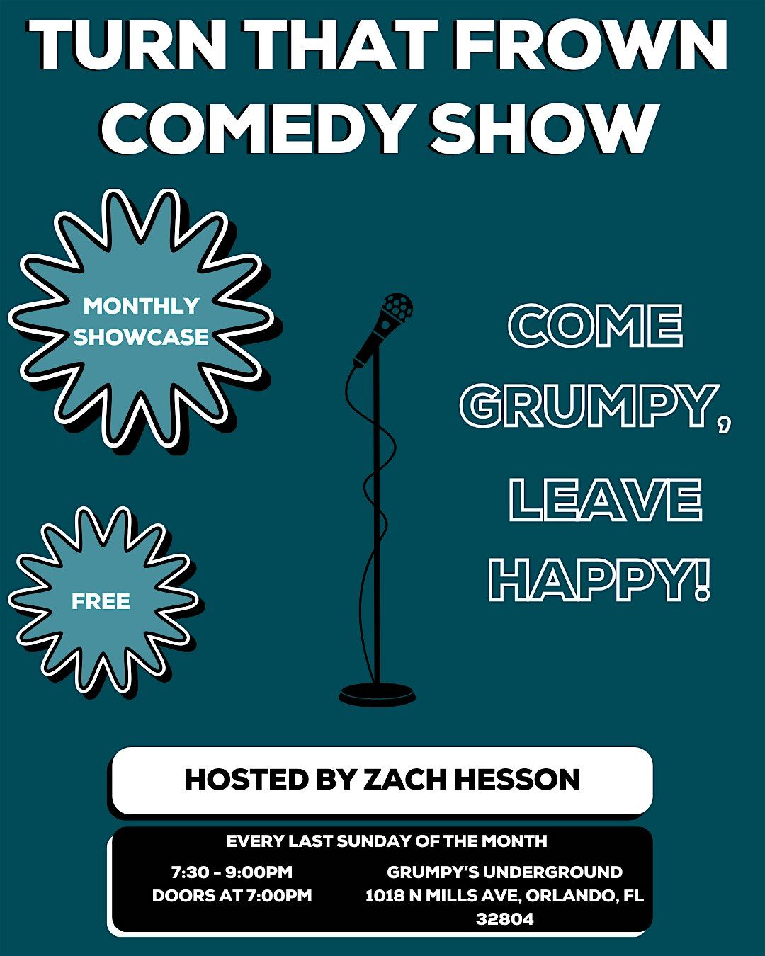 Turn That Frown - Comedy Show