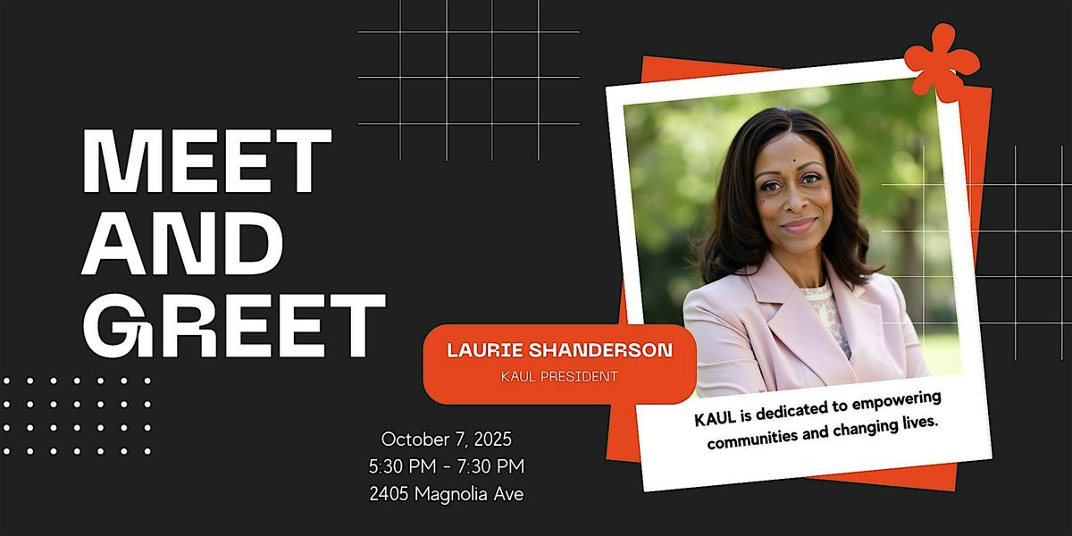 Meet and Greet with KAUL President, Laurie Shanderson