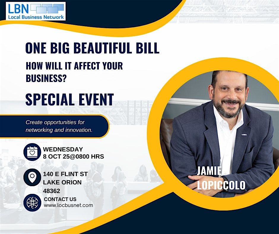 One Big Beautiful Bill