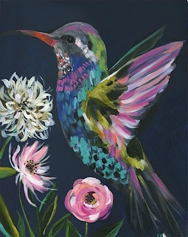 Adult Paint Night - Hummingbird