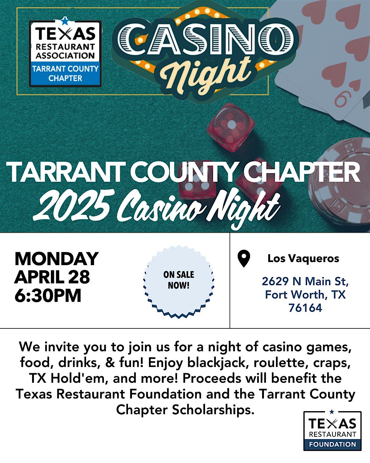 2025 Tarrant County Chapter Casino Night