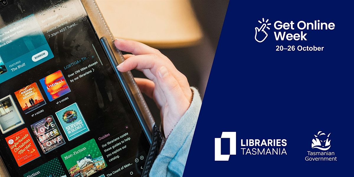 Get online with Libraries Tasmania at Launceston Library