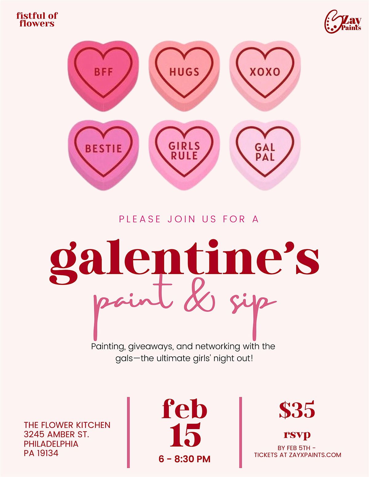 Galentine's Paint & Sip