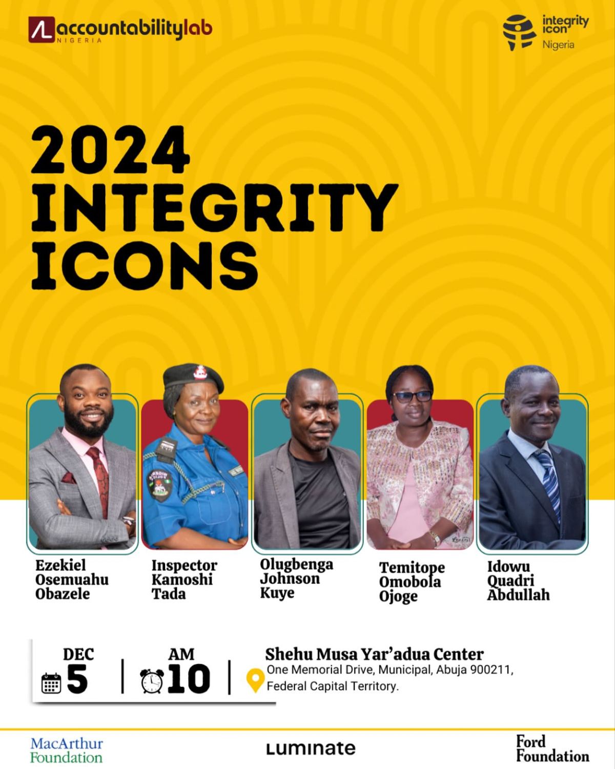 Integrity Icon Nigeria Awards 2024