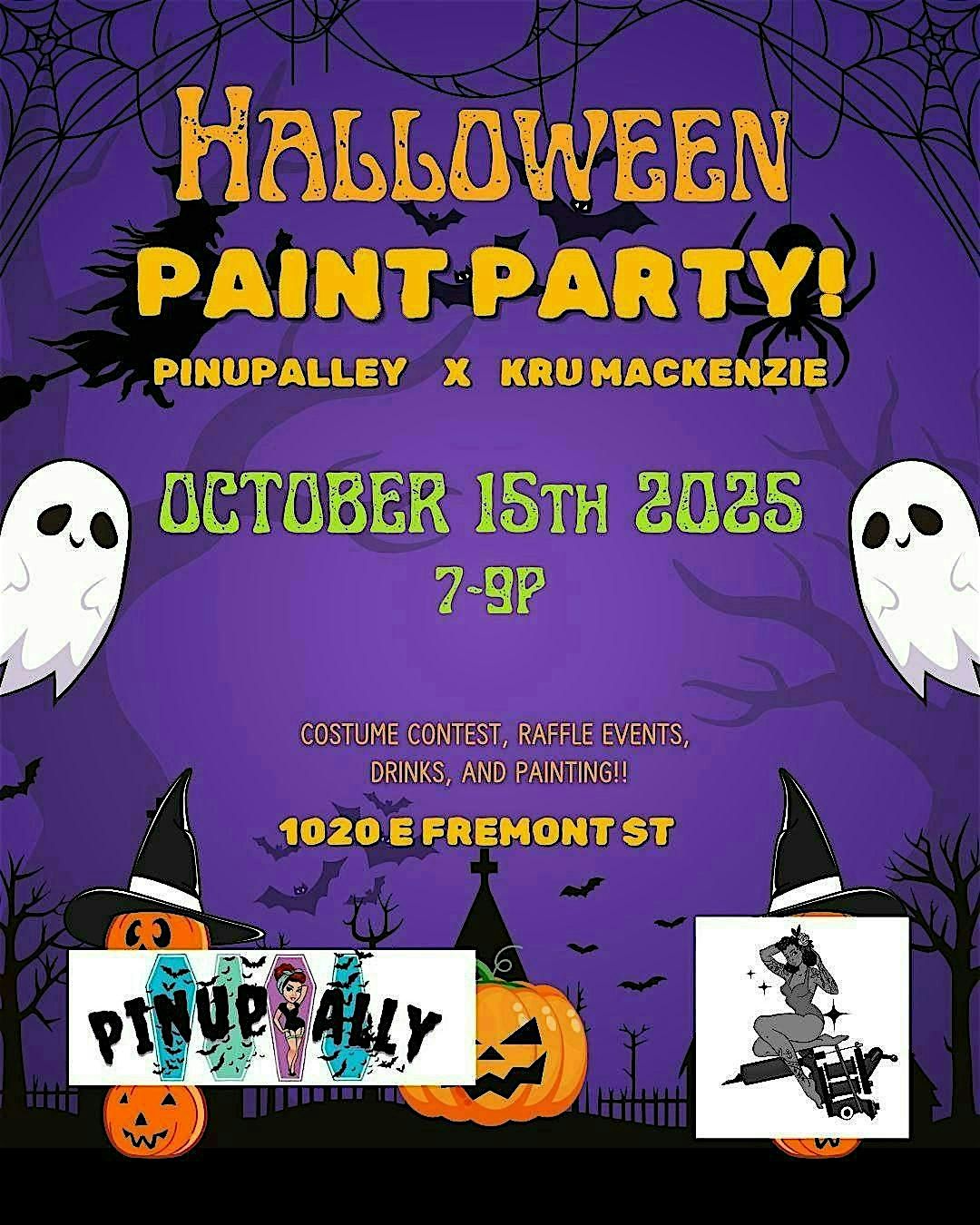 Halloween Paint Party in Las Vegas!