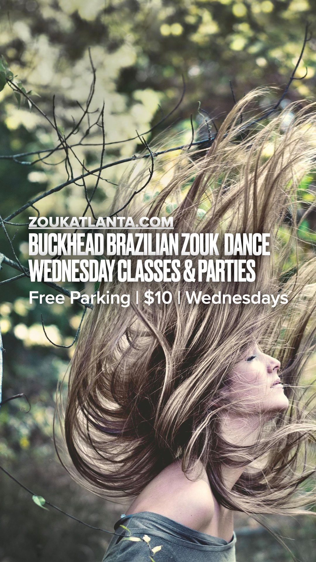 Buckhead Beginner to Advanced Brazilian Zouk Dance Classes & Party | Every Wednesday at Zouk Atlanta