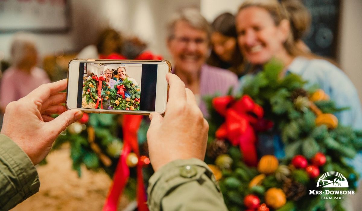 Luxury Christmas Wreath Making