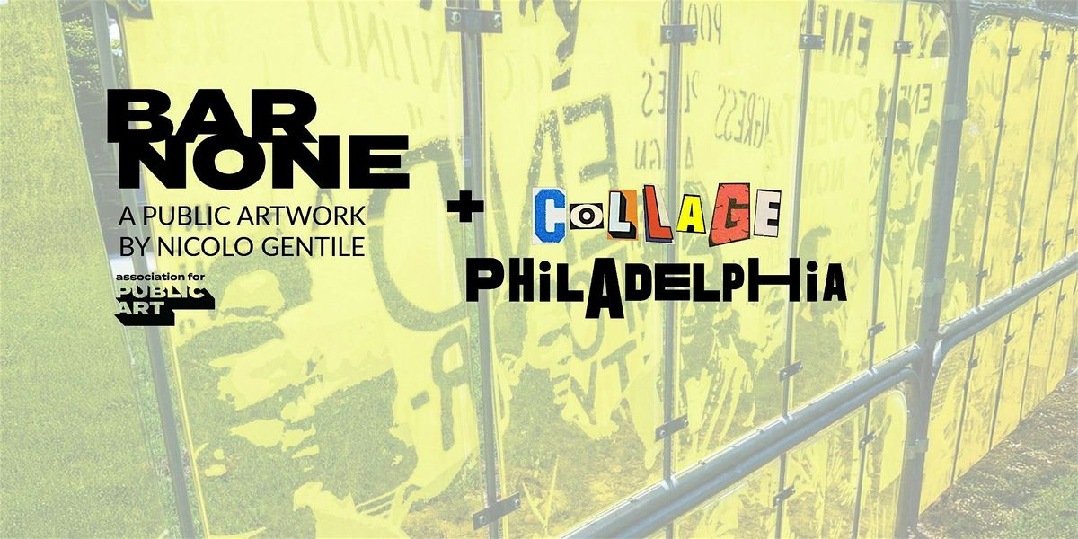 Collage Workshop with Artist Nicolo Gentile and Collage Philadelphia