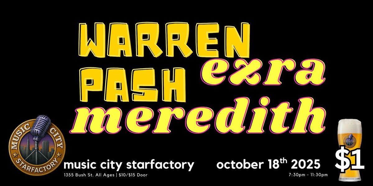 Warren Pash and Ezra Meredith - Live at Music City Starfactory | Funk
