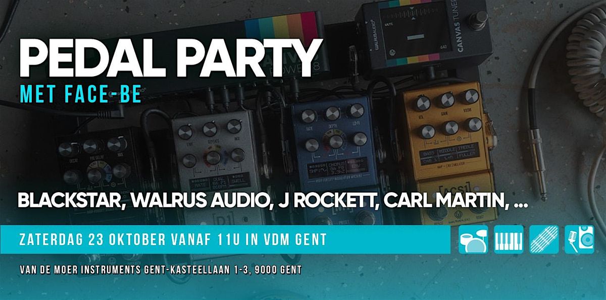 PEDAL PARTY: Blackstar, Walrus, etc. - Van de Moer Instruments Gent
