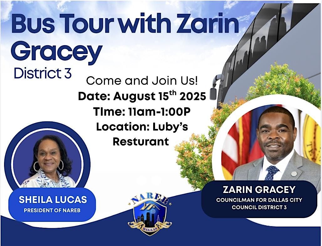 Bus Tour with Zarin Gracey