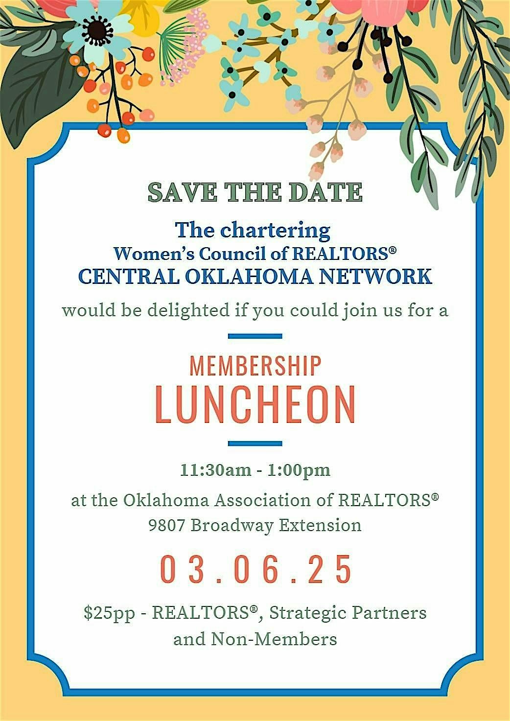 WCR Central Oklahoma Membership Luncheon