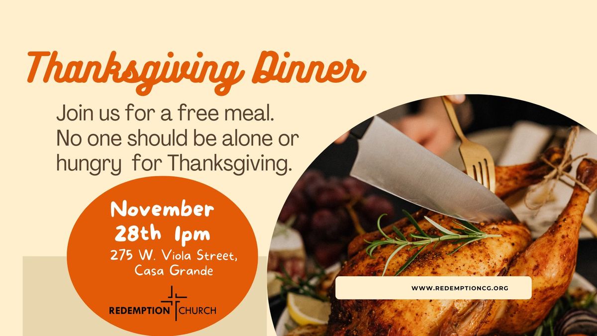 FREE! Thanksgiving Dinner Party