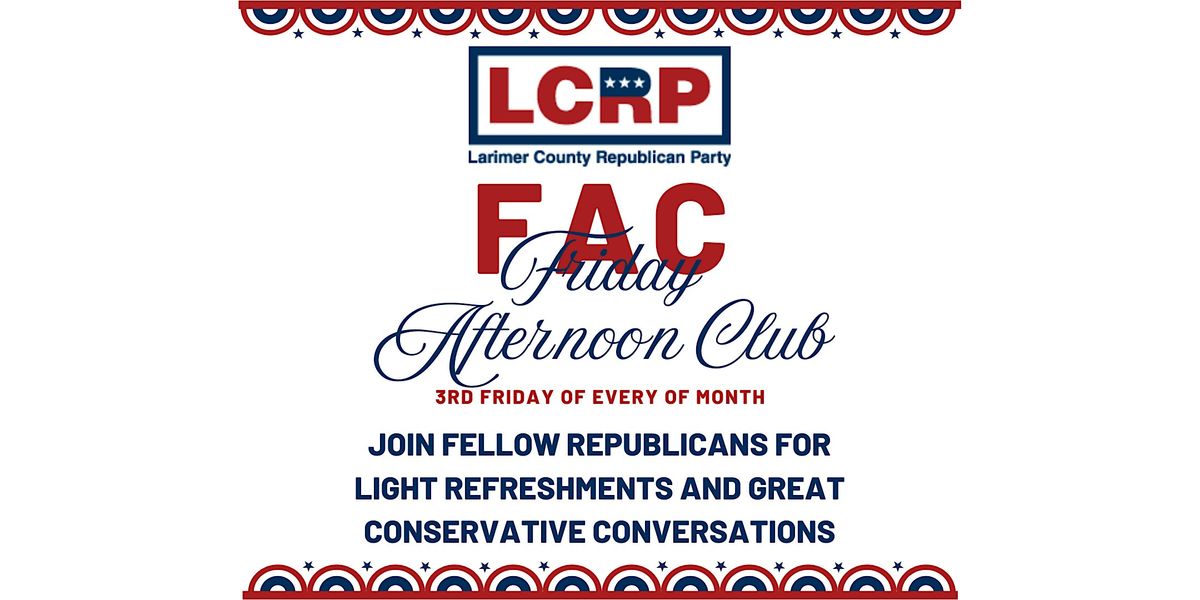 LCRP Friday Afternoon Club