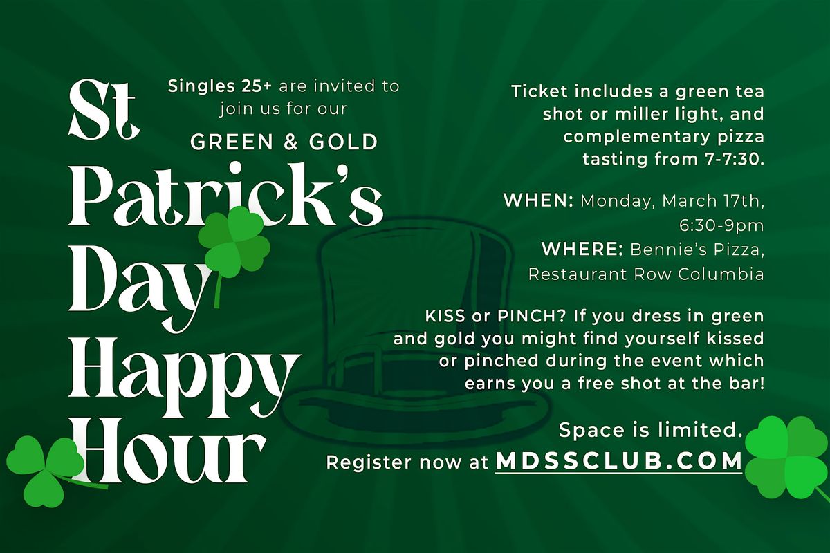 St Patrick's Day Singles Happy Hour