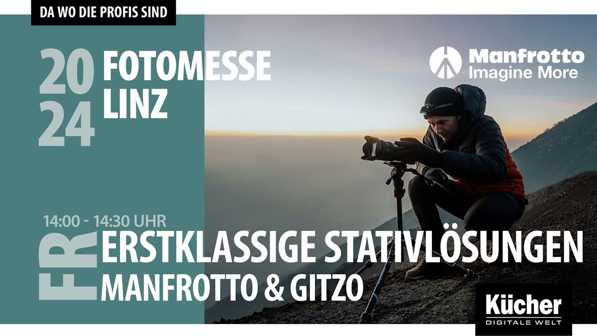 Erstklassige Stativl\u00f6sungen: Manfrotto und Gitzo im Einsatz