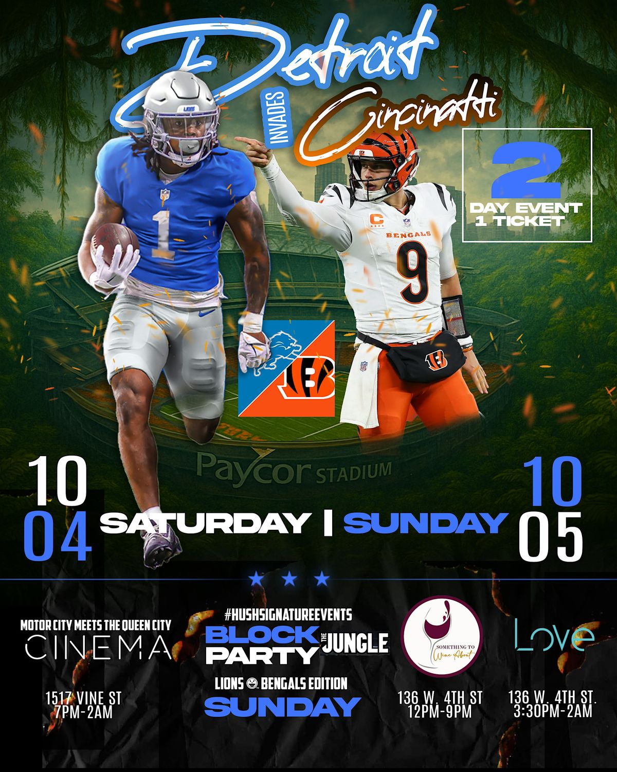 Detroit Invades Cincinnati