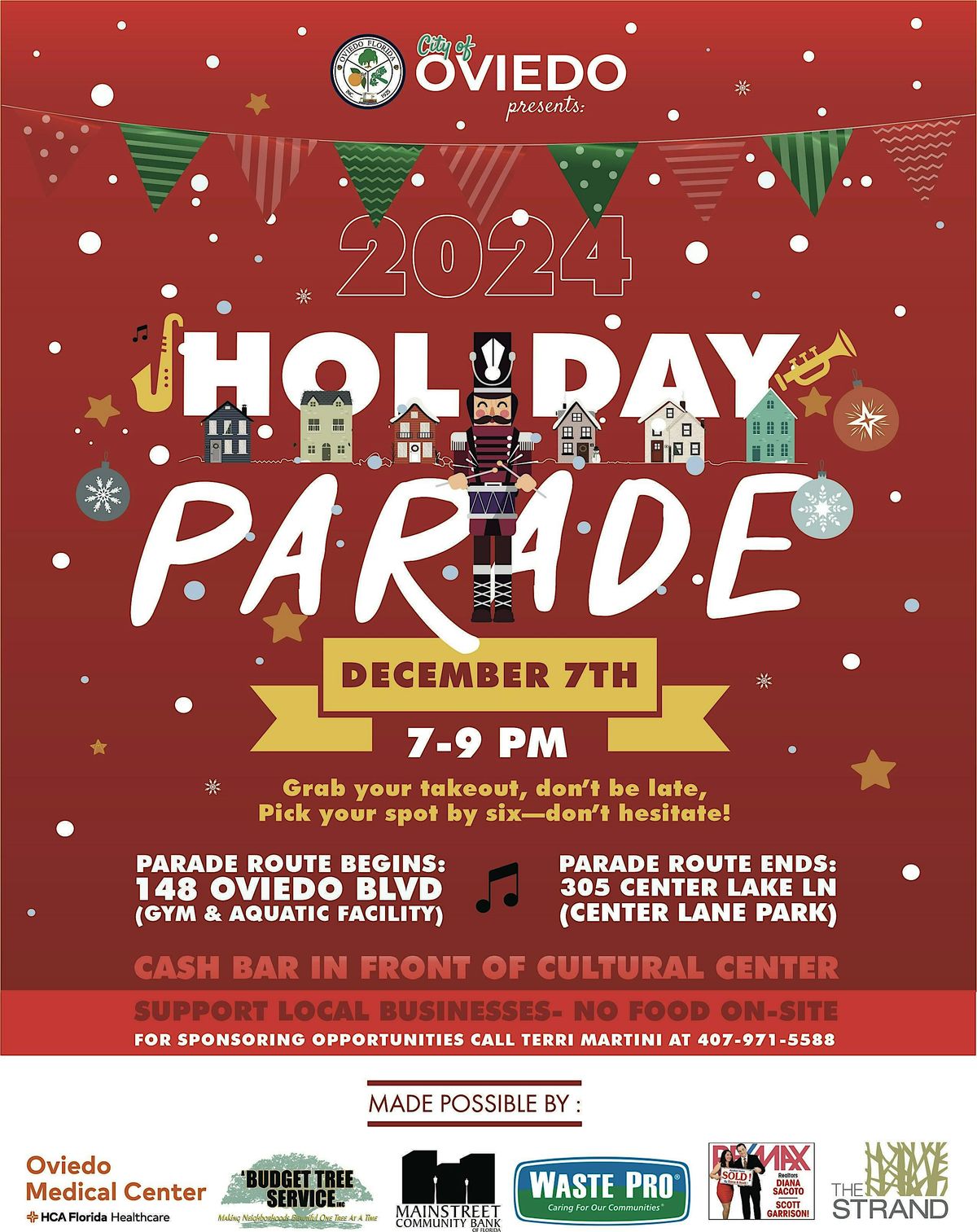 2024 Holiday Parade with the City of Oviedo