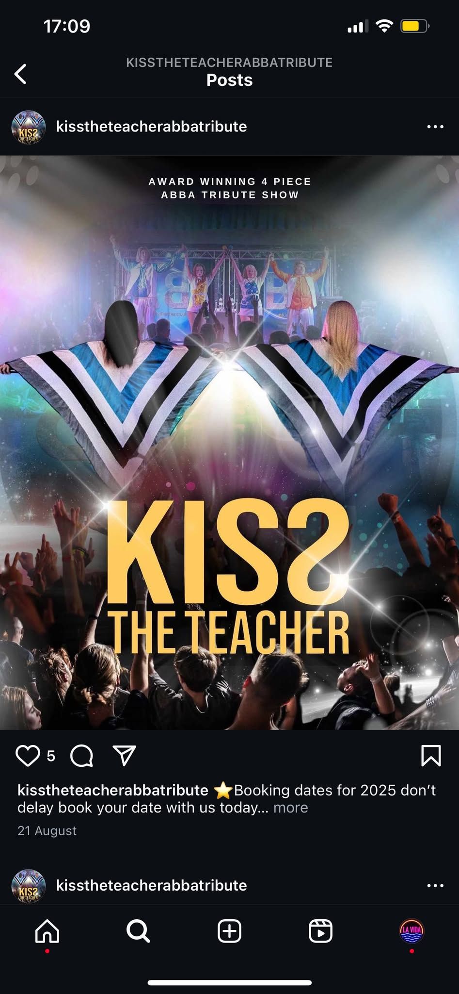 Kiss The Teacher Abba Experience